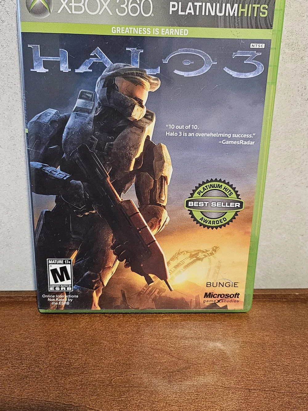 Microsoft Xbox 360 Halo 3 Platinum Hits - Black/Green Cover